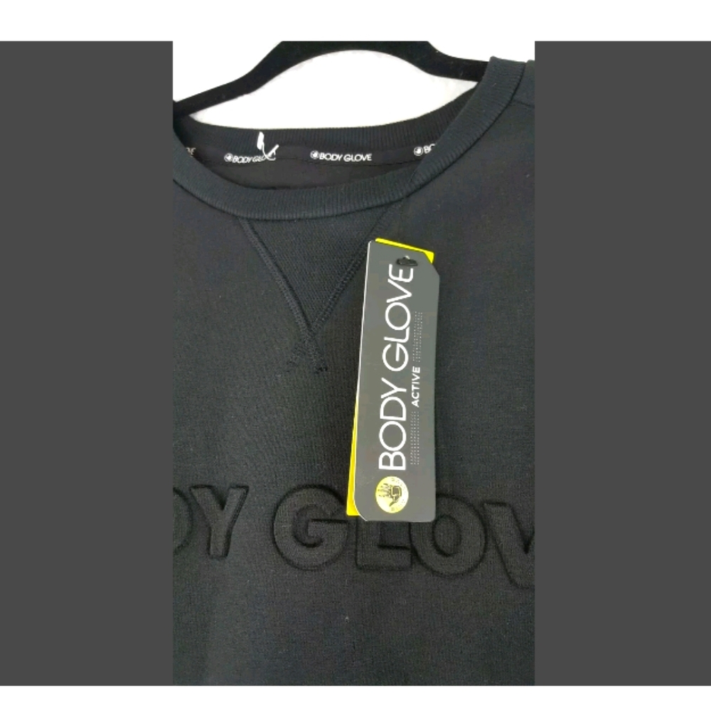 Body Glove Mens Raised Logo Long Sleeve Pullover B